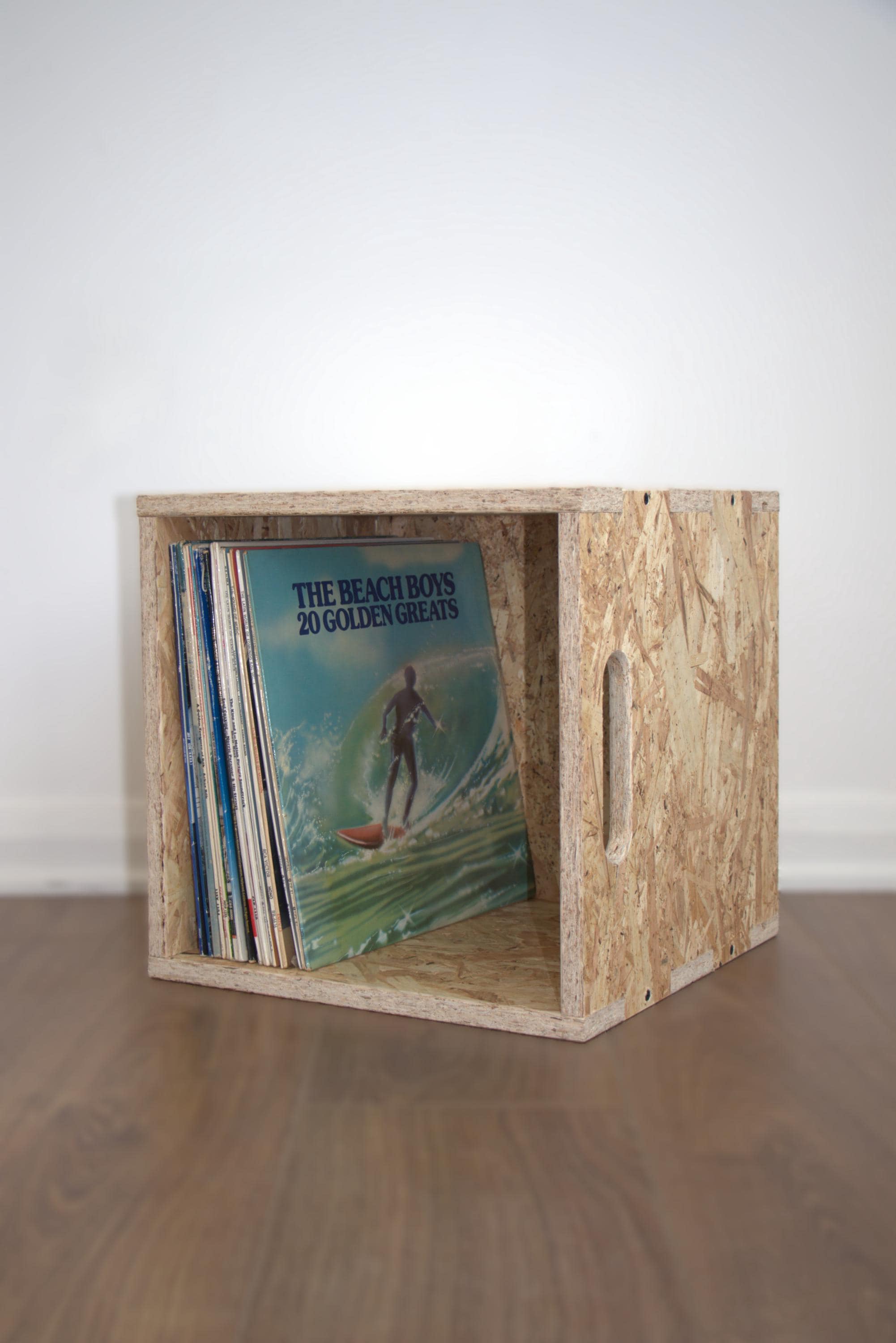 Vinyl Record OSB Crate 1X Flat Pack - Etsy