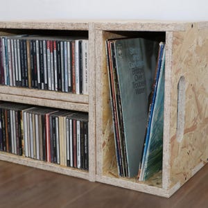 Vinyl Record OSB Crate 3X Pack 1/2 Width 12"