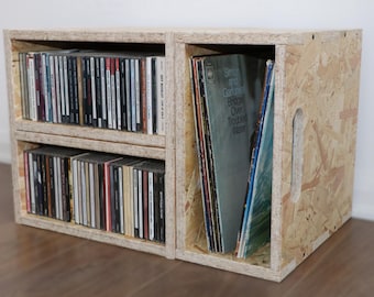 Vinyl Record OSB Crate 3X Pack 1/2 Width 12"