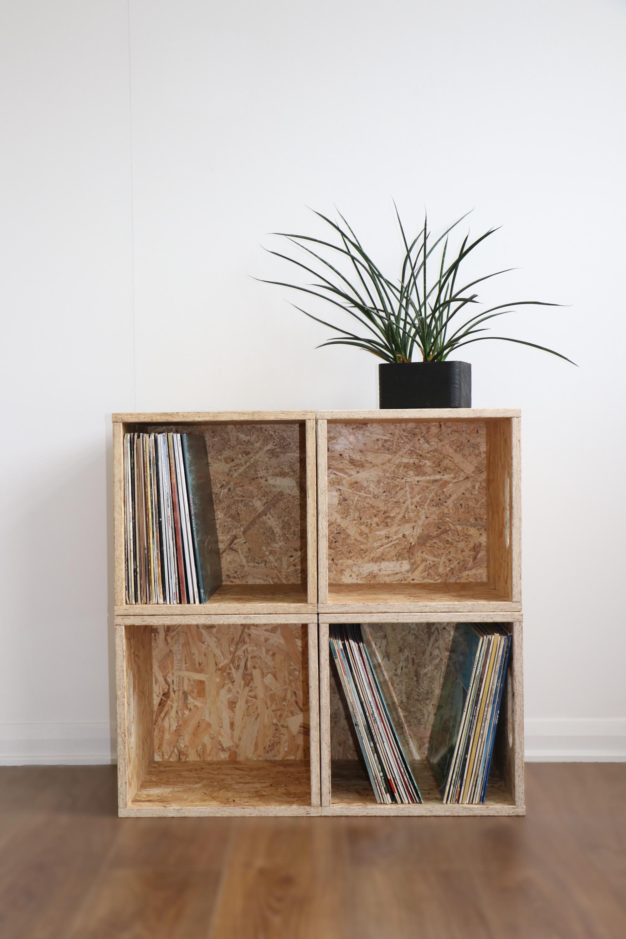 Vinyl Record OSB Crate 4X Flat Pack - Etsy