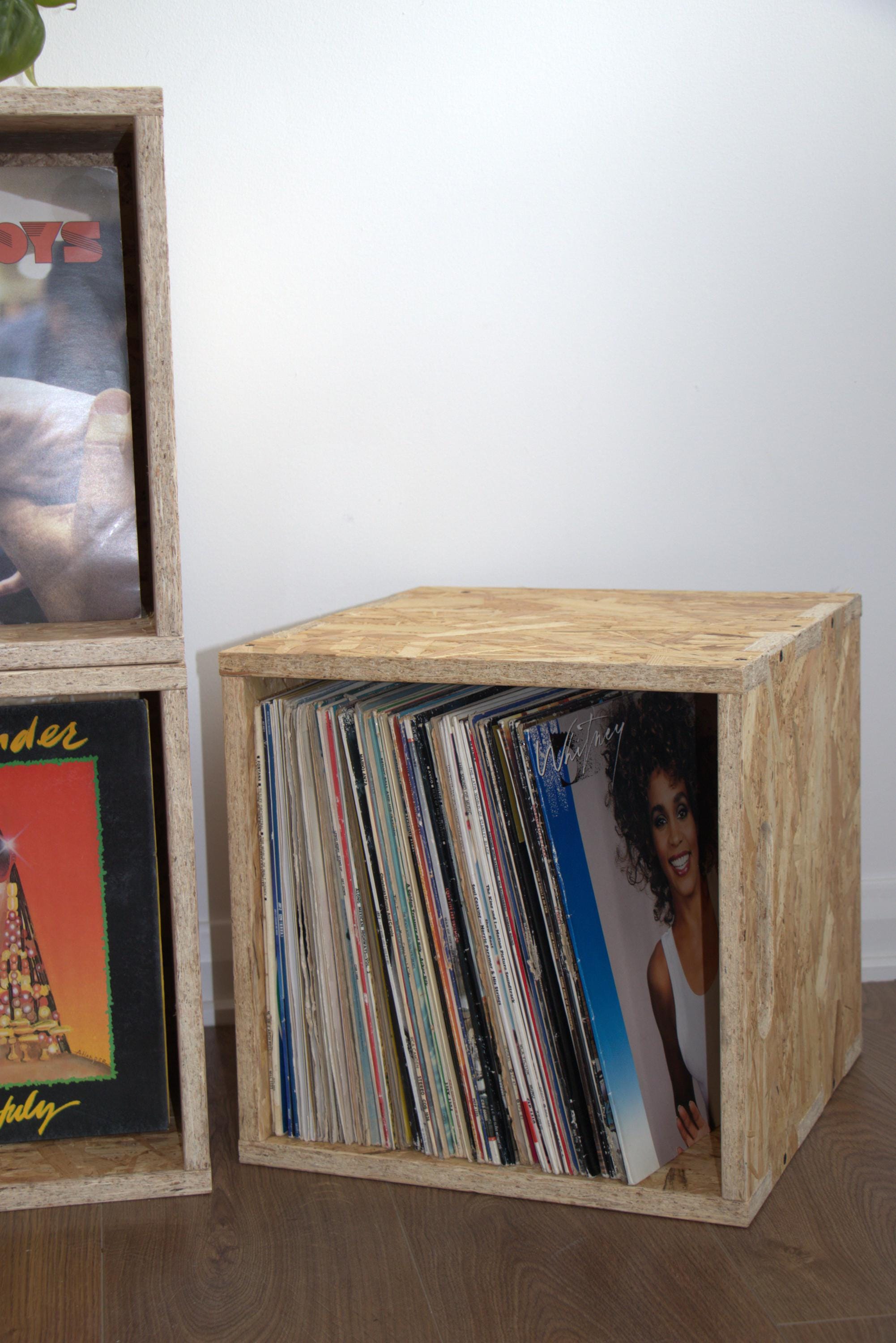 Vinyl Record Crate 1X Flat Pack - Etsy