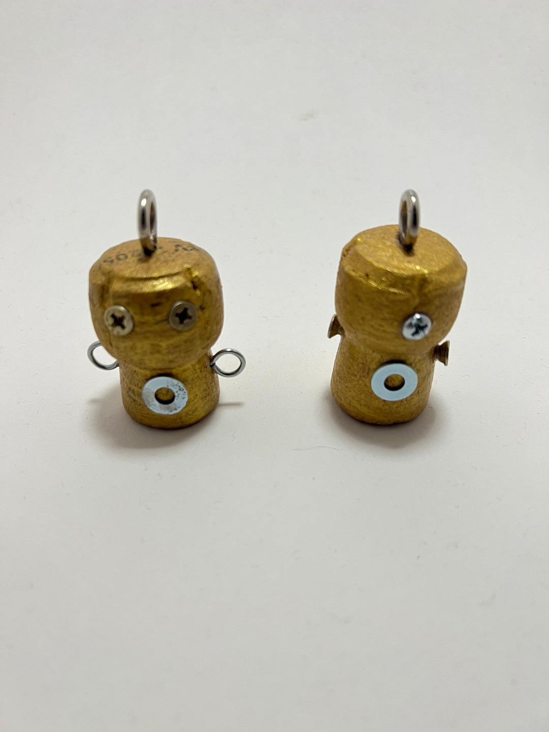 Champagne Cork Robot/champagne/wine Cork/cork Crafts Etsy