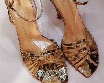 snakeskin heels