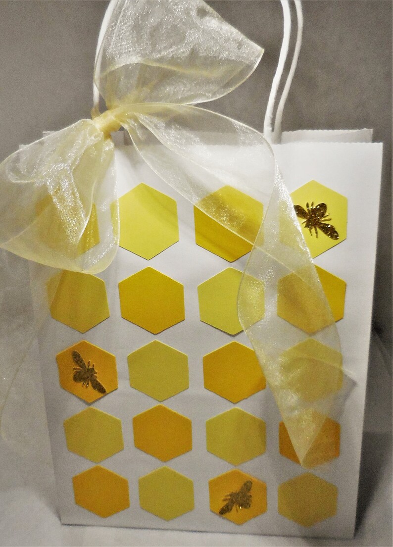Bee Gift Bag 1 CT Honeybee Gift Party Bag Present Wrapping Etsy