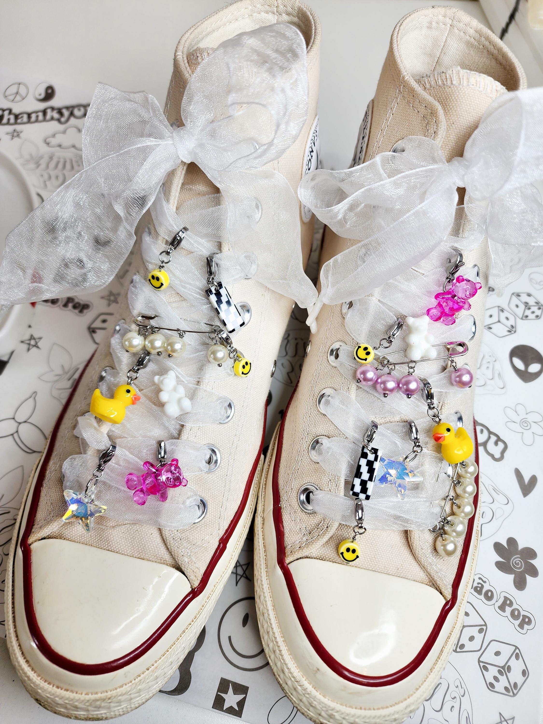 Shoe Charms Set, Shoe Charms for Sneakers, Shoelace Charms
