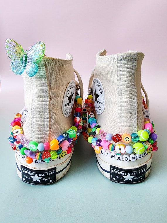 Colorful Beaded Shoes Chain Charm Beaded Shoe Strap Gift for Women