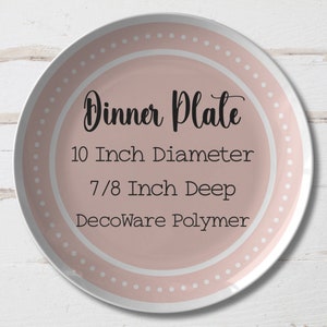Bunny in A Meadow Plate | Spring Rabbit Decor | Easter Plates | Single Plate, Set of 2, or Set of 4 Plates | 10 In DecoWare Polymer image 3
