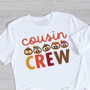 Cousin Crew Turkey shirts, Cousin Crew Thanksgiving Shirts, Thanksgiving shirt, Thanksgiving Kids Shirts, Cousin Crew, Turkey Shirt MR28