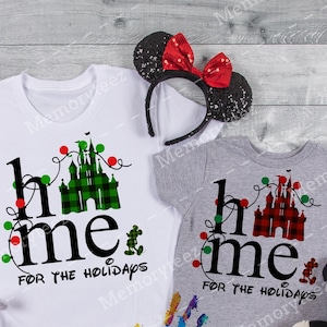 Disney Christmas Trip, Merry Christmas Disney Shirt, Disney Xmas lights, Disney Home for the Holidays, Christmas Lights T-Shirt D75