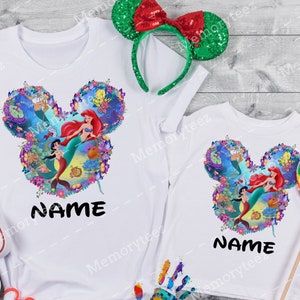 Disney shirt, Disney Seaworld shirt, Disney custom name shirt, Disney trip matching shirts D93