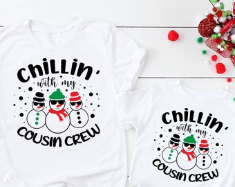 Cousin Crew Christmas Shirts, Christmas Shirt, Christmas crew, Christmas Tee, Christmas Tree Family pajamas,Family Shirts CX25