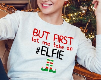 Elfie Selfie Sweater - Etsy