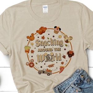 Camisa de Disney, Camisa de Disney Epcot, Beber en todo el mundo, Meriendas en todo el mundo, Camisas de bocadillos de Disney, Camisa de bebidas de Disney D131