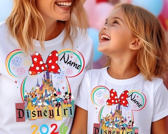 Custom Disney Trip 2026 Shirts, Disneyworld Shirts, Disney Vacation T-shirt, Disney Couple Shirt, Disney Family Matching Shirts A5
