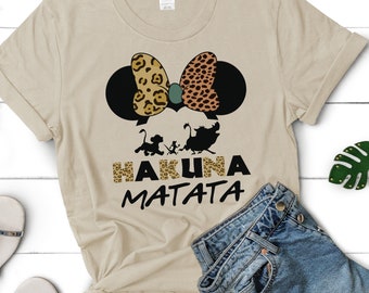 Disney Animal Kingdom Shirts, Hakuna Matata Shirt, Animal Kingdom Matching Shirts, Animal Kingdom Minnie Mickey Shirts DS141