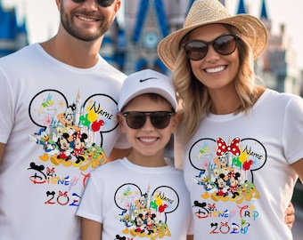 Custom Disney Trip Shirts, Disneyworld Shirts, Disney Vacation T-shirt, Disney Couple Shirt, Disney Family Matching Shirts, Disney Trip 148