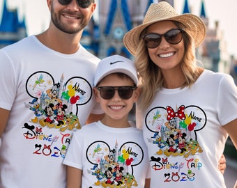 Custom Disney Trip Shirts, Disneyworld Shirts, Disney Vacation T-shirt, Disney Couple Shirt, Disney Family Matching Shirts, Disney Trip 148