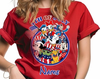 Disney American Day  Shirts, Disney 4th of July shirts for kids and adults, Disney 4th of July matching shirts