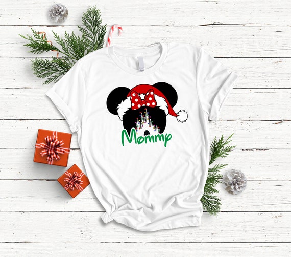 Disney family Christmas shirts,Christmas 2019 Disney shirts,Family matching Disney shirts with names, Personalized Xmas Disney shirt  DS126