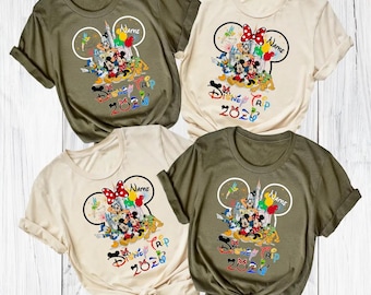 Camisetas personalizadas de viaje a Disney, camisetas de Disneyworld, camisetas de vacaciones en Disney, camisetas grupales de Disney, camisetas familiares a juego de Disney, Disney 2025 D148