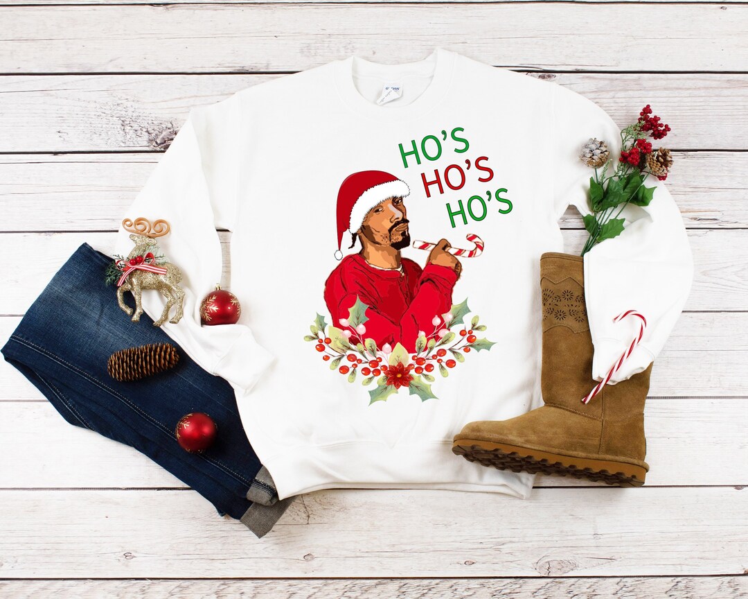 Snoop Dogg Christmas Sweater. Christmas Ugly Sweater. Snoop Dogg Ugly