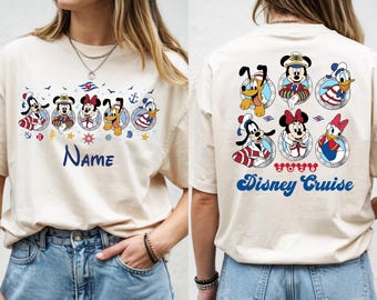 Disney cruise front and back design shirt, Disney cruise shirts for kids and adults A23