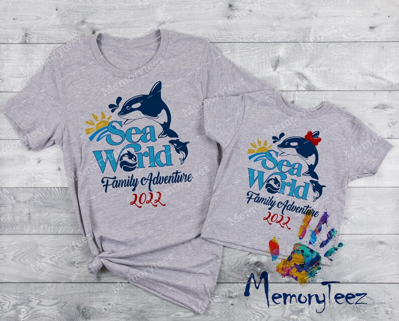 Sea World Family Adventure Sea World Matching Shirts Sea - Etsy