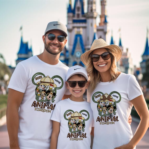 Desney world Animal kingdom ディズニー  tシャツ Disney Animal Kingdom Shirts, Animal Kingdom Custom, Animal