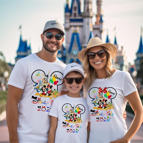 Custom Disney Trip Shirts, Disneyworld Shirts, Disney Vacation T-shirt, Disney Couple Shirt, Disney Family Matching Shirts, Disney Trip 148