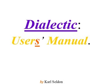 Wydanie nr 3, DIALEKTYKA: INSTRUKCJA UŻYTKOWNIKA