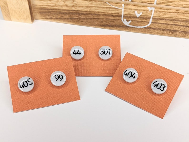 Anime Jewelry Hunter Mismatched MINI Earring Studs