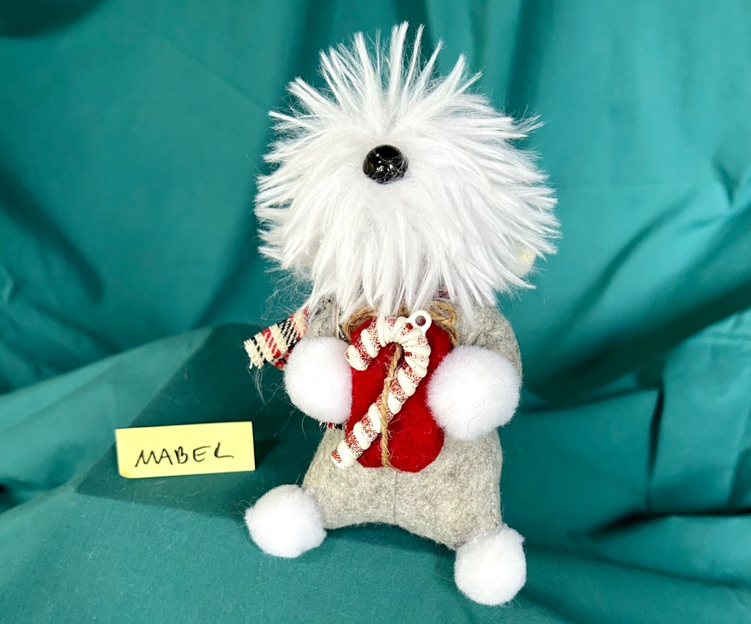 Sheepdog Ornament, Mabel Old English Sheepdog Christmas,santa