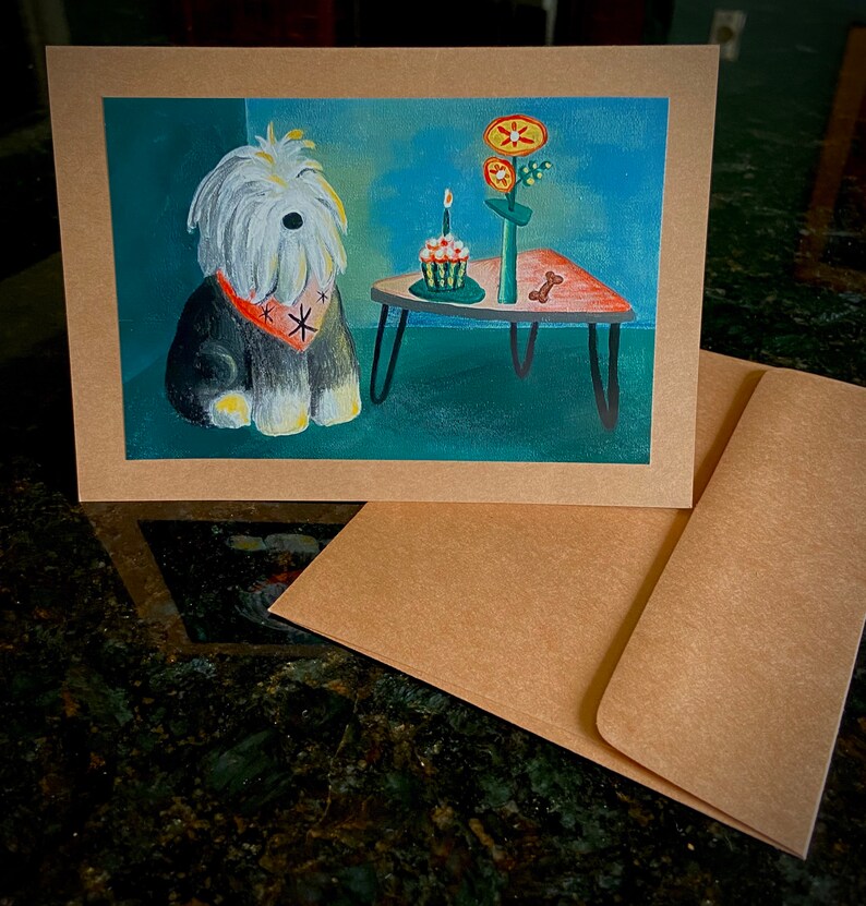Personalised Old English Sheepdog Birthday Card By Have A Gander - View #11