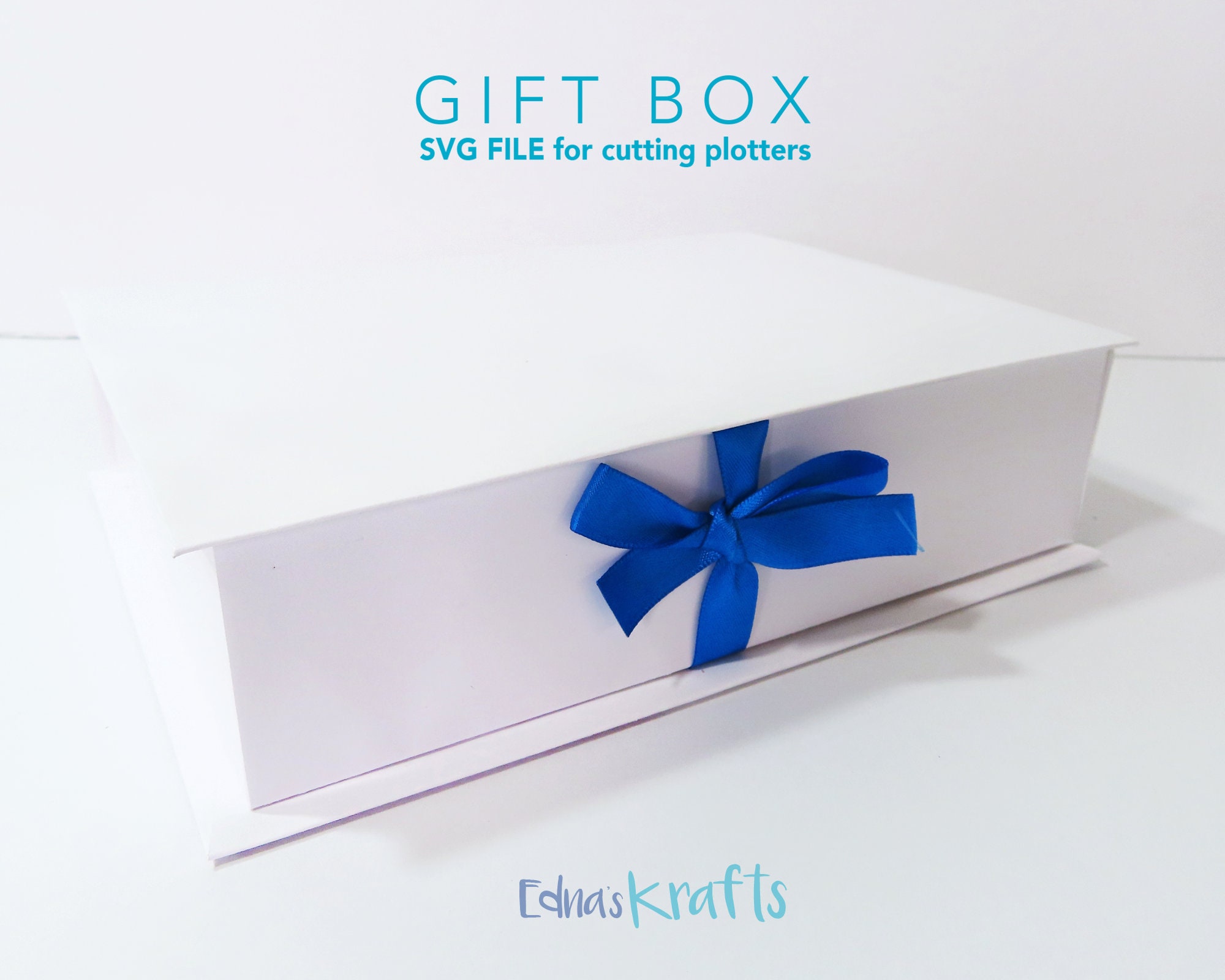Gift Box Digital File Proposal Box, Birthday Gift Box, Empty Box SVG Etsy
