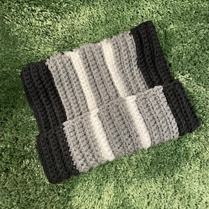 Silver Weighted Sun - twenty one pilots Clancy inspired beanie - handmade crochet - Clancy hat - Overcompensate