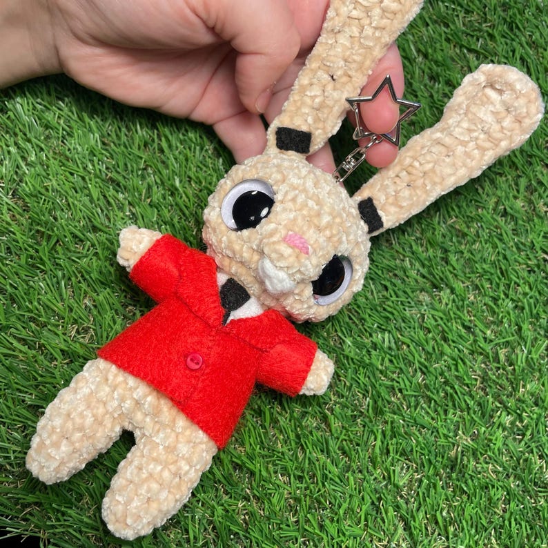 Drag Path Rabbit Twenty One Pilots Inspired Crochet Plush - Drag Path Bunny - Etsy