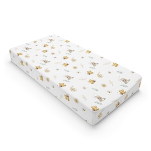 Classic Pooh Bear Baby Changing Pad Cover, Pooh Baby Nursery Diaper Changing Cover, Pooh Nursery Accessories, Pooh Baby Nursery Decor