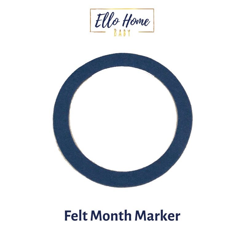 Circle Milestone Marker Milestone Blanket Marker Set Month Etsy