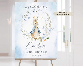 Peter Rabbit Baby Shower Welcome Sign, Peter Rabbit Party Poster, Peter Rabbit Party Decorations, Vintage Peter Rabbit Baby Sprinkle Sign