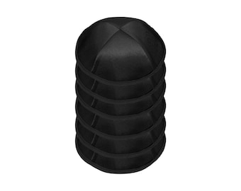 Moderne 6er Pack Satin Kippah für Männer Yarmulke Cap jüdischen Yamaka Hut Kippot Yarmulka