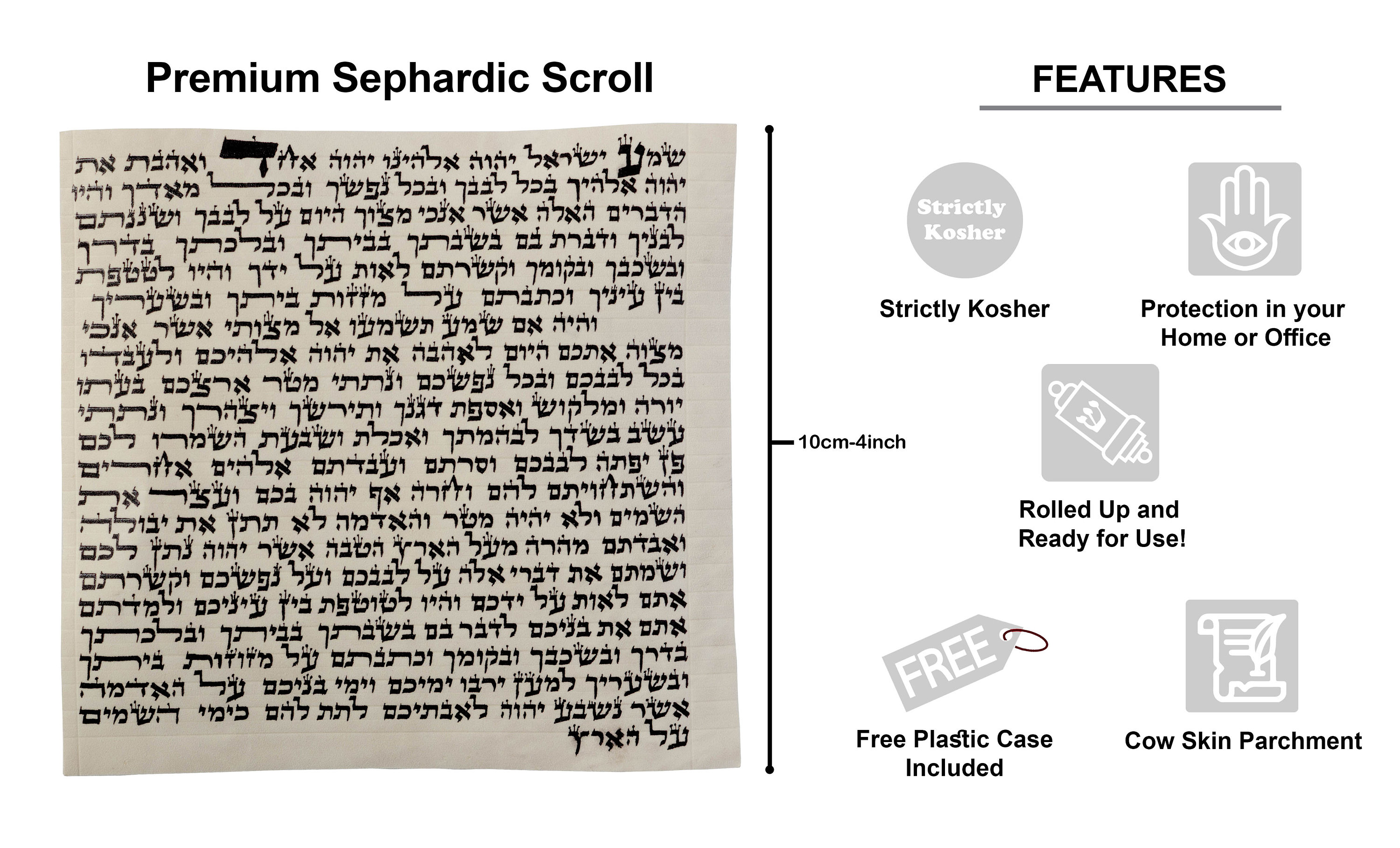 mezuzah scroll strictly kosher, free case included - etsy australia