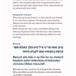 Mezuzah Scroll Strictly Kosher, Free Case Included - Etsy