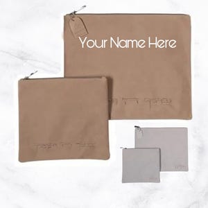 A&S Mezuzot Suede Tallit And Tefillin Bag Set for Jewish Prayer Shawl Zippered Bag with Plastic Protection Cover Bar Mitzvah Gift