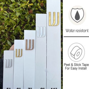 Concrete Mezuzah Case Modern Design for Parchment Scroll Weatherproof Home Blessing Décor Protection image 5