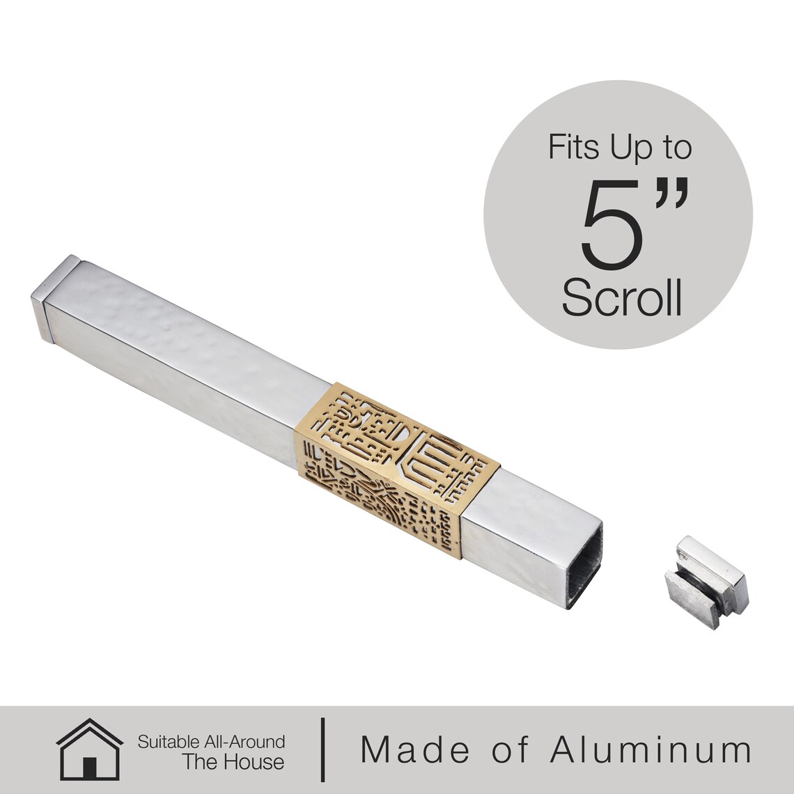 A&S Mezuzot Mezuzah - Custodia a parete in stile occidentale, impermeabile, per porta Judaica Mezuza, per benedizioni domestiche, colore: beige, 15 cm : A&S Mezuzot