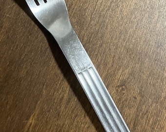 Vintage Dansk Salad Fork,  Thebe  Pattern, wide or 3 Rib Version "Salad Fork"
