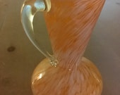 Vintage Blenko Tangerine Vase