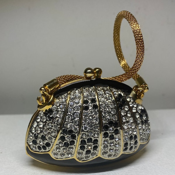 Rucinni Swarovski Crystal Purse Trinket Box