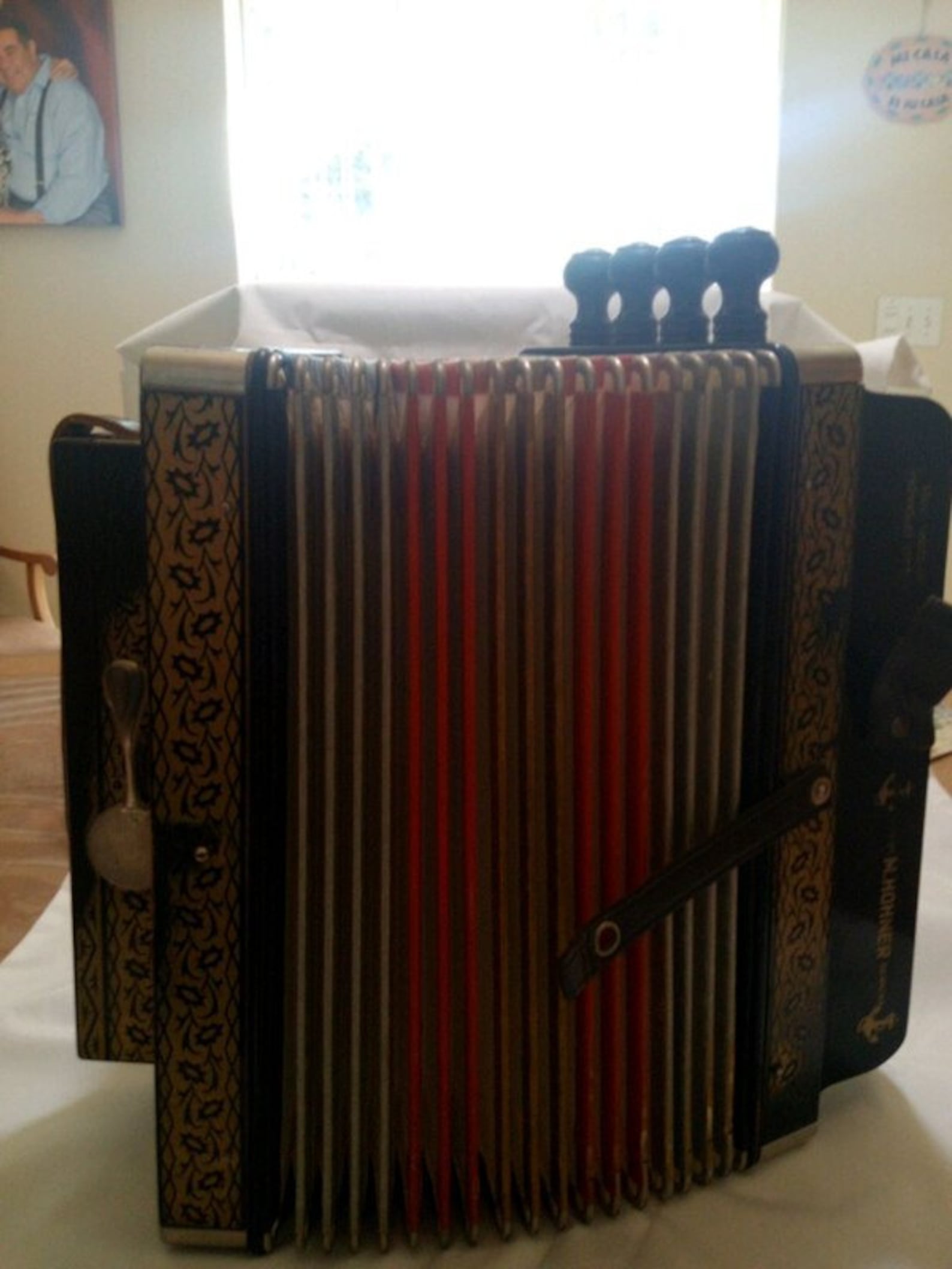 Vintage Accordion HOHNER HA114 Etsy