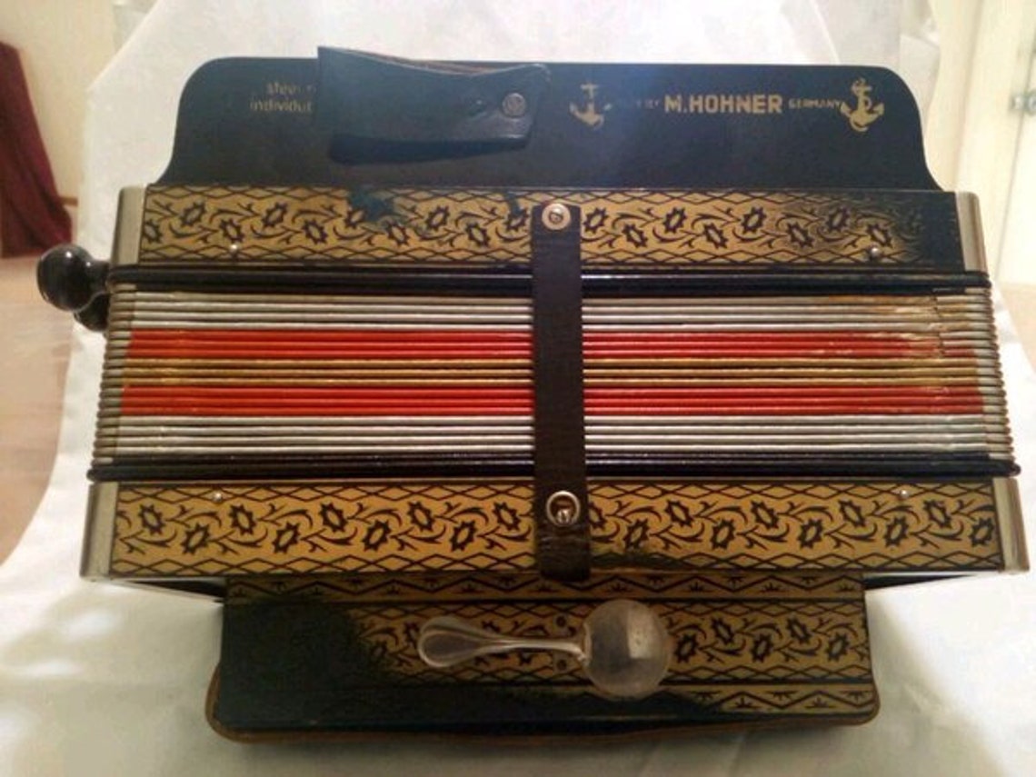 Vintage Accordion HOHNER HA114 Etsy